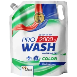 PRO WASH ColorCare – Színkímélő mosógél, 2 L utántöltő