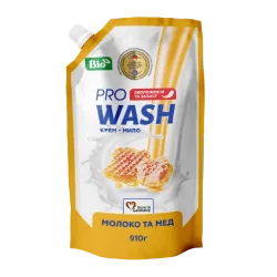 PRO WASH „Milk and Honey” Folyékony Szappan Utántöltő 910 ml