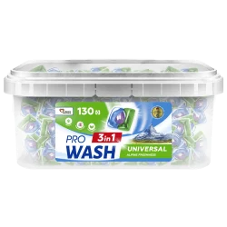 PRO WASH 3 in 1 „Alpine Freshness” Mosókapszula – BOX, 130 db / 130 mosás