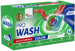 PRO WASH Color Mosókapszula 4 in 1 – DOYPACK, 32 db / 32 mosás