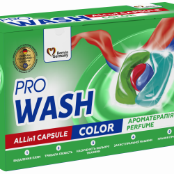 PRO WASH Color Mosókapszula 4 in 1 – DOYPACK, 32 db / 32 mosás