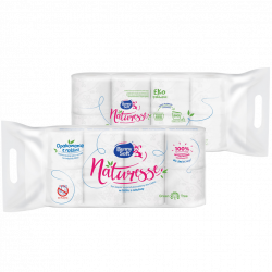 Bunny Soft toalettpapír Naturesse 8 tekercs (3 rétegű)