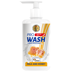 PRO WASH „Milk and Honey” Folyékony Szappan 470 g / 450 ml