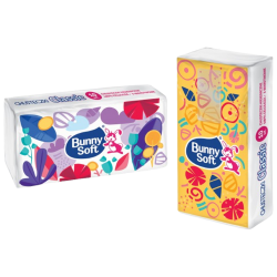 Bunny Soft papírzsebkendő  Classic 10x10 db (3 rétegű)