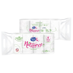 Bunny Soft toalettpapír Naturesse 8 tekercs (2 rétegű) ECO 100% újrahasznosított