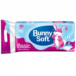 Bunny Soft toalettpapír Comfort  8 tekercs (2 rétegű)
