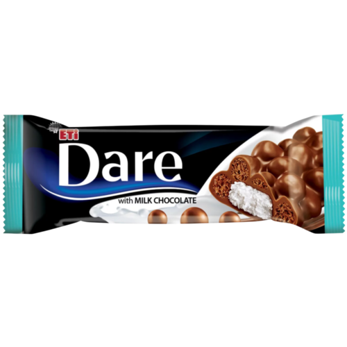 DARE tejcsokoládé bevonatos szelet kókuszos 28g