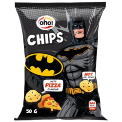 OHO "Batman" kukorica chips pizzás 50g