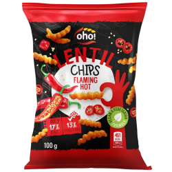 OHO lencse snack csípős 100g