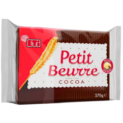 PETIT BEURRE omlós keksz kakaós 370g