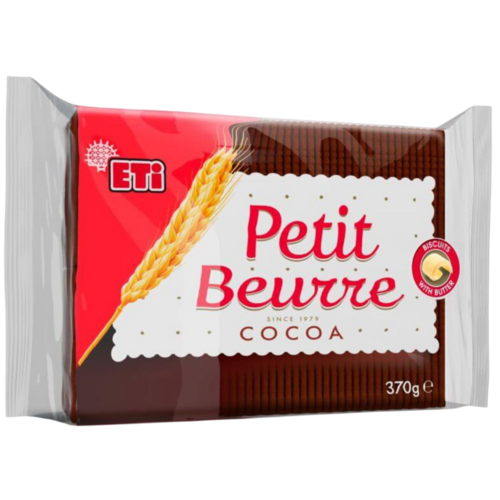 PETIT BEURRE omlós keksz kakaós 370g