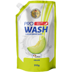 PRO WASH „Melon” Folyékony Szappan Utántöltő – 910 ml