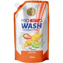 PRO WASH „Fruit Mix” Folyékony Szappan Utántöltő 910 ml