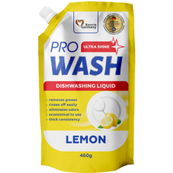 PRO WASH Lemon – Utántöltő mosogatószer, 460 ml