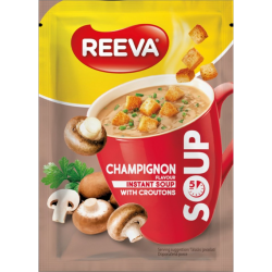 REEVA instant gombaízű leves krutonnal 15,5g
