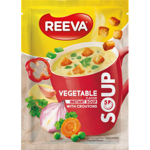 REEVA instant zöldségízű leves krutonnal 17g
