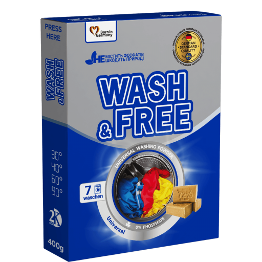 Wash & Free Mosópor Univerzál 400g