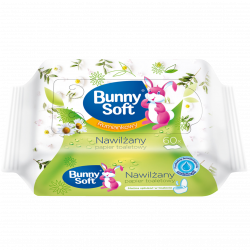 Bunny Soft nedves toalett papír 1-rétegű 60 lap