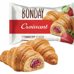 Bonday Croissant Strawberry Flower 65g