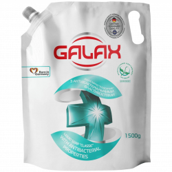 Galax Folyékony szappan 1.5L Classic, Antibacterial  (Doypack)