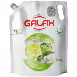 Galax Folyékony szappan 1.5L Lime Extract  (Doypack)
