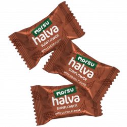 Sunflower halva cocoa mini bar 15g show-box