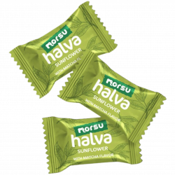 Sunflower halva matcha bar 15g show-box