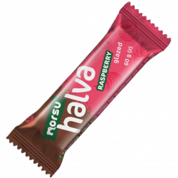 Sunflower halva raspberry glazed 60g show-box