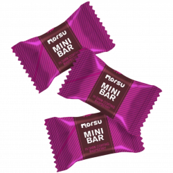 Sunflower halva raspberry mini bar glazed 1.3Kg (13g/db)