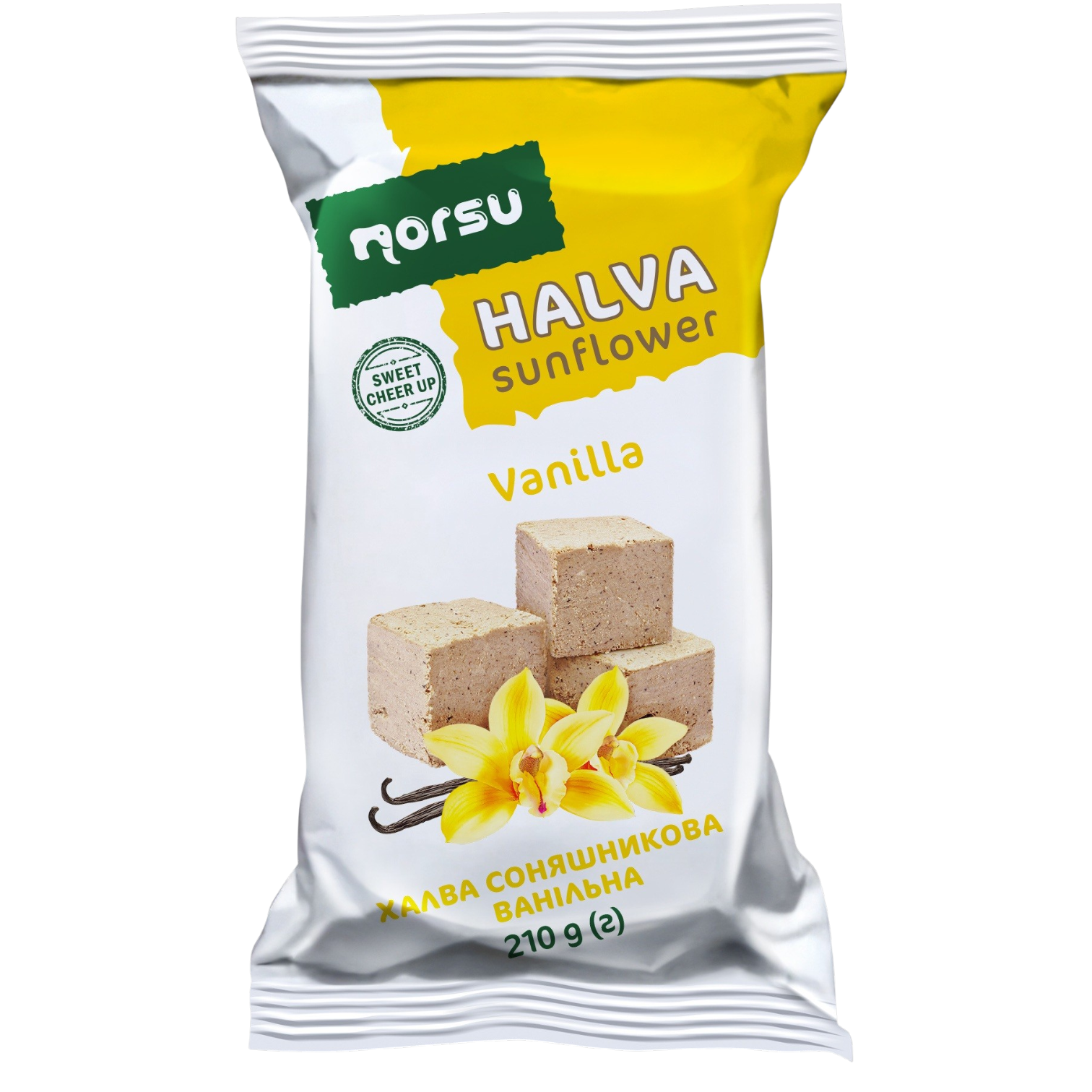 Sunflower halva vanilla 210g