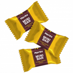 Sunflower halva vanilla mini bar glazed 1.3Kg (13g/db)